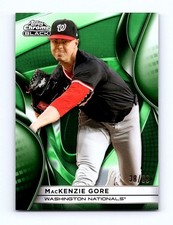 2025 Topps Chrome Black - Mackenzie Gore #95 Green Refractor /99