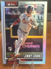 2026 Topps Series 1 Jimmy Crooks Rookie Rainbow Foil #73 St. Louis Cardinals RC