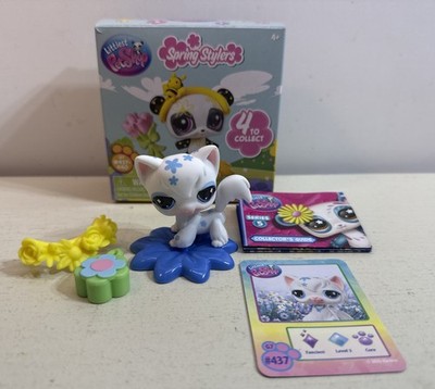 Littlest Pet Shop  SPRING STYLERS  G7 #437 ANGORA CAT Series 5 NEW #2