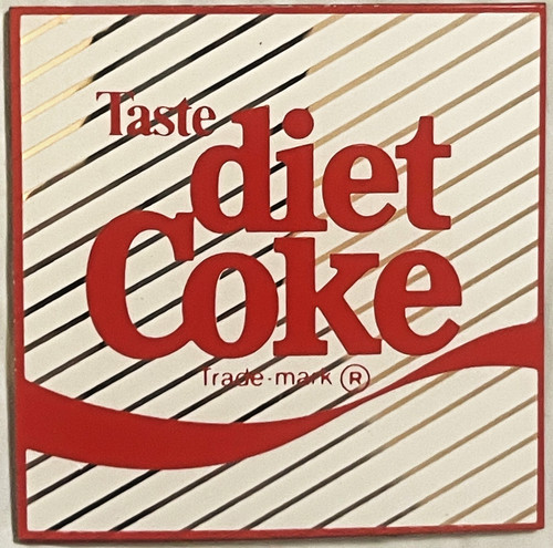 Vintage 1980s Diet Coke Refrigerator Magnet — NOS Coca‑Cola Promo Advertising