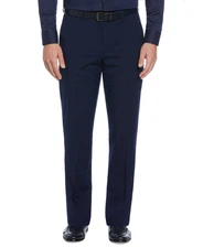 Perry Ellis Portfolio Mens Modern-Fit Pattern Dress Pant MSRP $95