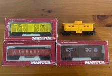 Mantua Train Cars Ho Scale Freight Cars with Original Packaging-Lot of 4