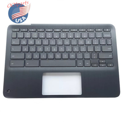 L92214-001 HP Chromebook X360 11 G3 EE Palmrest Upper Case Keyboard Bezel USK