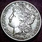 1891-O  MORGAN SILVER DOLLAR ..........MIN. BID .01 & NO RESERVE!