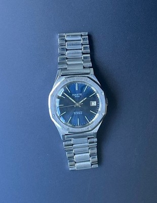 Rare Vintage Men s HASTE 2000 Stainless Steel Automatic Watch 38mm Gerald Genta