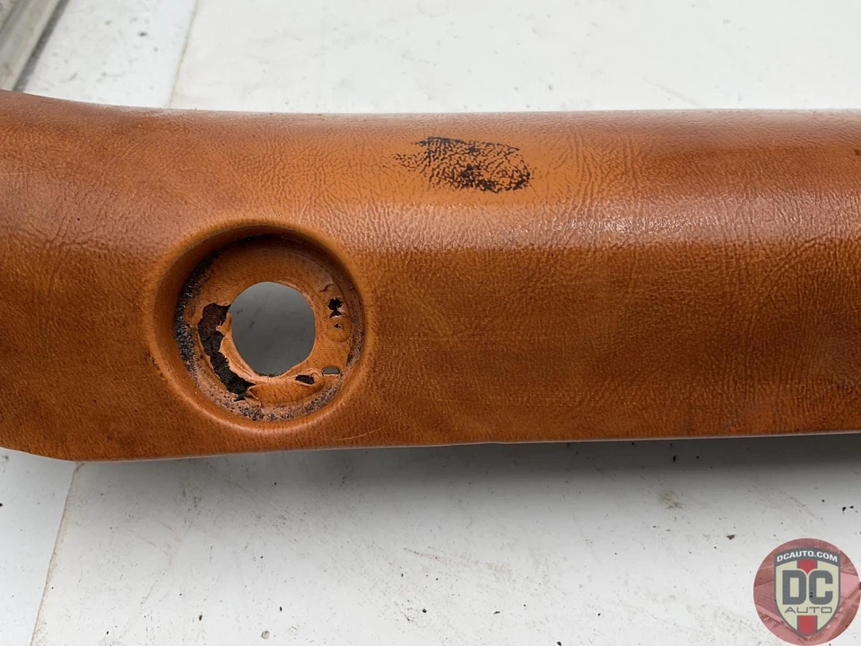 Porsche 911 SC 1978-1979 puerta izquierda tira superior cuero sintético tostado 129258 Foto 4 de 4