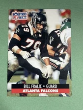 Bill Fralic 1991 Pro Set Atlanta Falcons #93 AA243