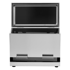 Straws Dispenser Organizer with Metal Lid Sturdy Straw Dispenser Holder],']