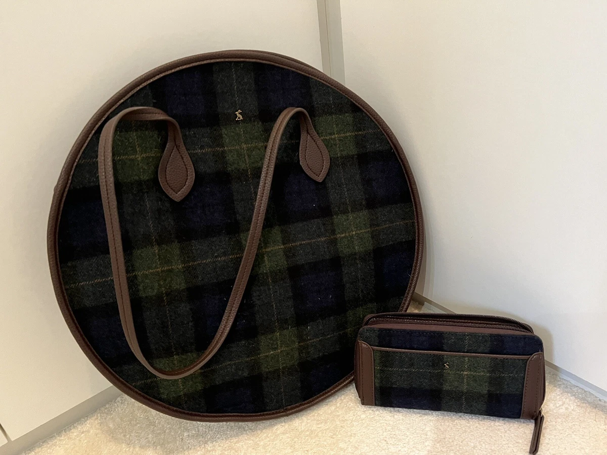 Joules shop tartan bag