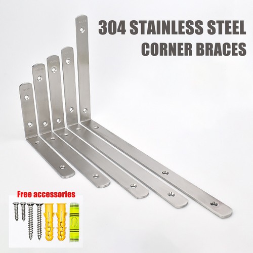 Stainless Steel Right Angle Bracket L-Shaped Bracket Corner Brace thickened