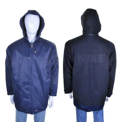 Veste En Fleece Rétro Réversible NIKE M À Capuche Années 90 - Photo 1/4