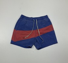 Fair Harbor Teens Size S Swim Trunks Bathing Suit Lined Color Block Short Inseam