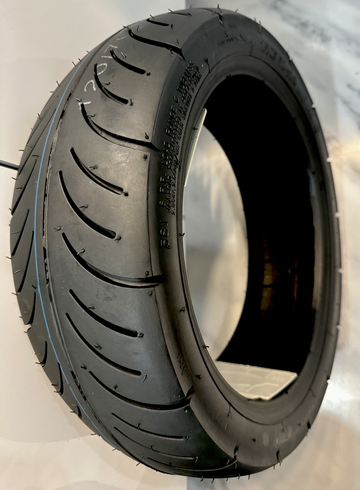 120/70-12 Tubeless Motorcycle Scooter Tire Front or Rear Fit