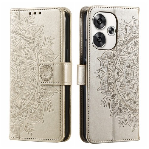 Custodia ATISIJIE Per Xiaomi POCO F3 5G, Morbida Silicone TPU Trasparente Con Stampa Fiori, Protettiva Antiurto