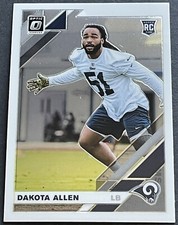 2019 Donruss Optic #117 Dakota Allen Rookie Los Angeles Rams