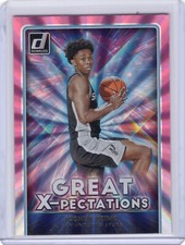 2021-22 Donruss Great X-Pectations Pink Holo Laser - Joshua Primo #3 (RC)