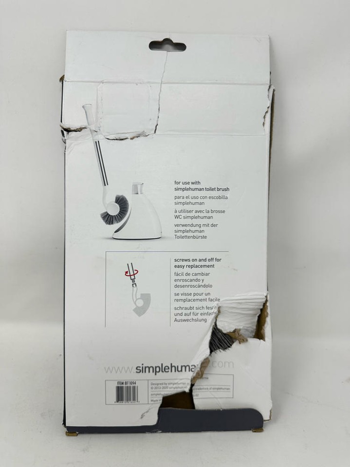 Simplehuman Toilet Brush Replacement Head BT1095 (fits Simplehuman ...