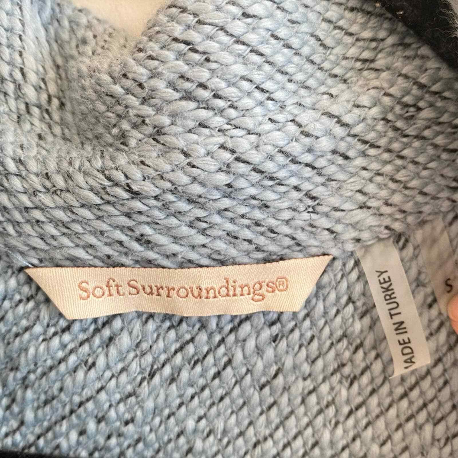 Soft Surroundings Thick Button/Snap Shacket Shirt… - image 3