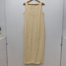 Oleg Cassini Black Tie Beaded Maxi Formal Dress 10 Shift Sheath Long Sleeveless