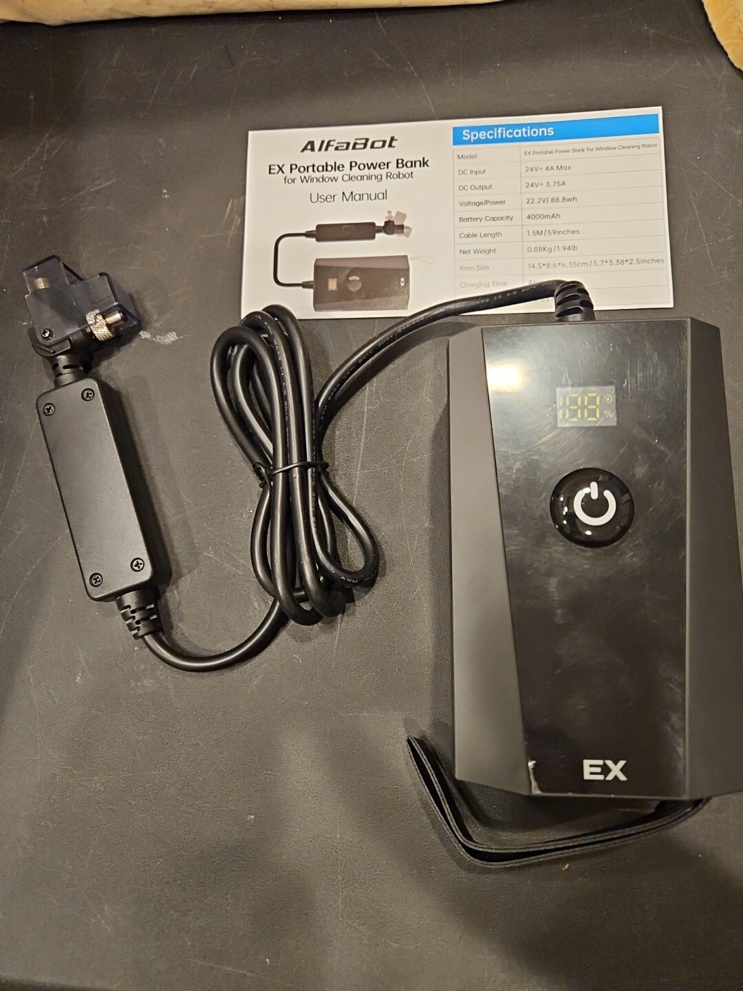 Alfabot Portable Power Bank Compatible with Window Cleaning Robot-image