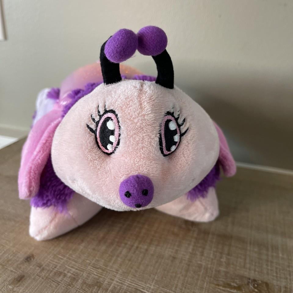 Dream Lites Pillow Pets Mini Fluttery Butterfly Night Light Purple Pink