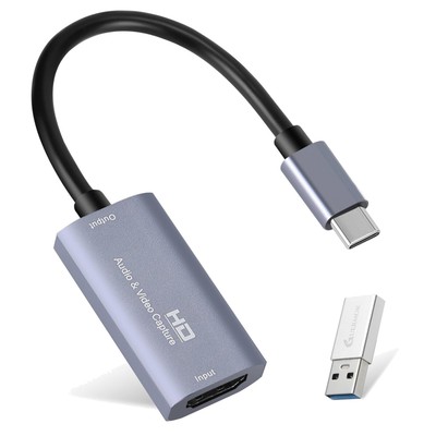 Video Capture Karte 4K HDMI zu USB C 1080p 60fps Streaming Video Recorder