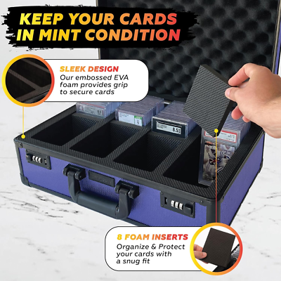 SLAB ARMOR FUSION 160+ 4 Row Psa Graded Card Storage Box Graded