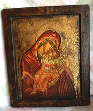 KF21 antike IKONE auf Holz