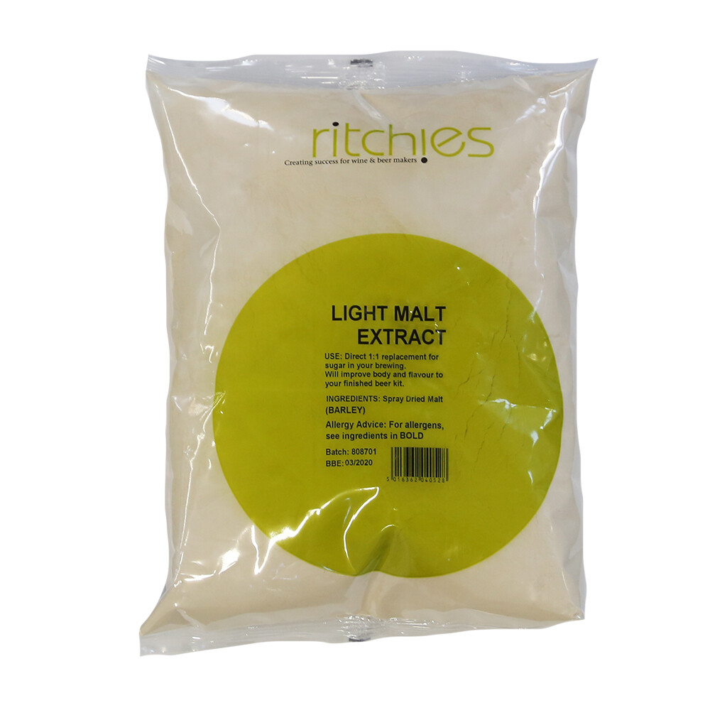 Ritchies Home Brew Light Spray Malt Sugar DME - 1kg