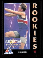 AFL 1994 AFLPA Dynamic Rookies Footscray Ilija Grgic 97/125 Football CB-1-9-B-30