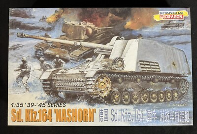 SHANGHAI DRAGON 1/35 '39-'45 Series, Sd.Kfz.164 ''NASHORN'', #6001, Factory Sealed