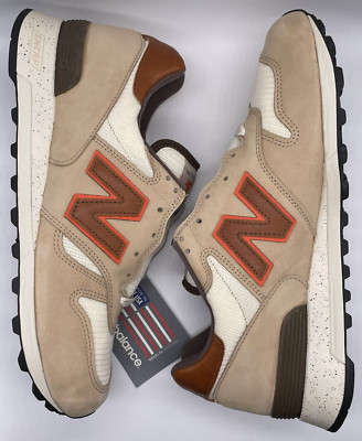 New Balance Mens 1300 White Sand Red M1300GB Size 11 D Made In USA NWOB RARE