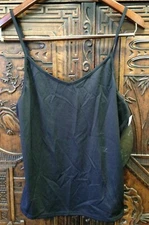 New INC International  Concept Women Chemise Pajama Top, Black, Large