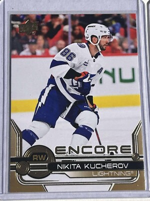 2024-25 Upper Deck Encore Gold #E-7 Nikita Kucherov   Tampa Bay Lightning