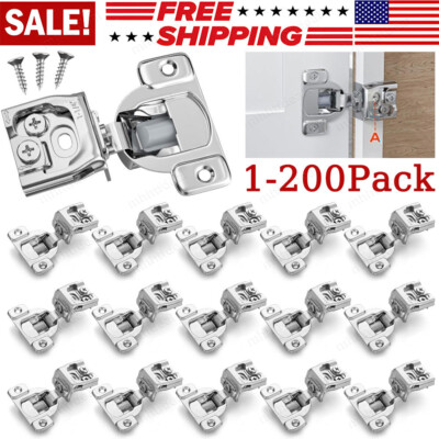 20pc 105 ° 1-1/4 Overlay Soft Close Adj Compact Hinge for Face Frame Cabinets C