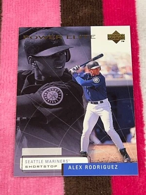 1999 UPPER DECK POWER ELITE #4 ALEX RODRIGUEZ MARINERS BASEBALL CARD! - Photo 1/2