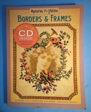 "Borders  Frames" Paperback Craft Scrapbook Ideas Artwork
