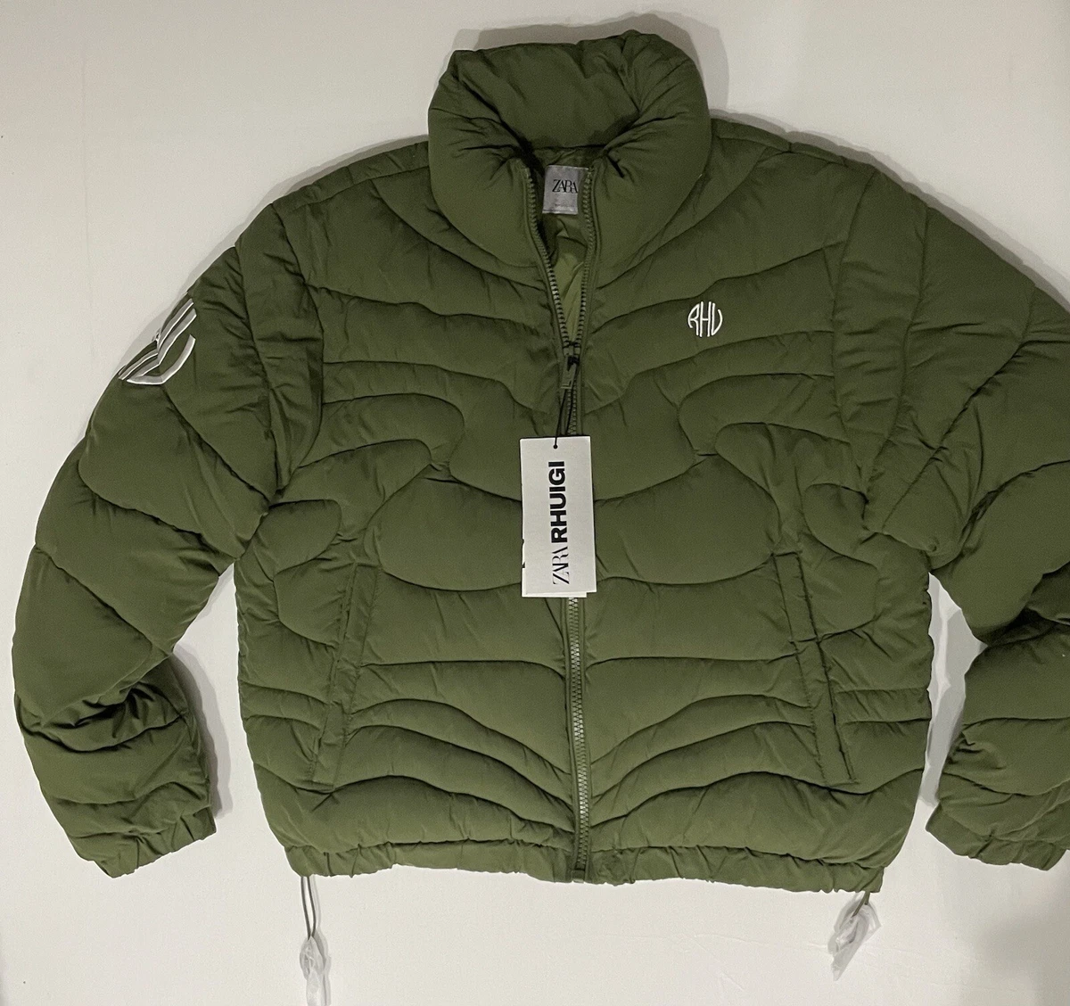 ZARA X RHUIGI PUFFER JACKET WITH ELASTIC CUFFS SIZE L-XL LIMITED EDITION |  eBay