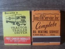 2 Vintage Matchbook Matches Advertising Collectible