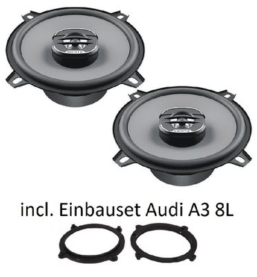 Audi A3 8L - Hertz Uno X130 - 13cm 2-Wege Koax incl. Lautsprechereinbauset