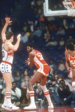 Tree Rollins of the Atlanta Hawksl1980's Basketball photo 5