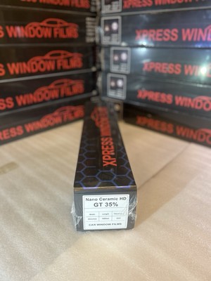 XPRESS WINDOW FILMS - 24'' x 100 Ft Roll - 35% 2 Ply Window Tint NANO Ceramic HD