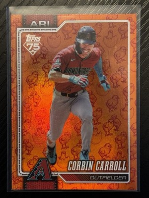2026 Topps Series 1 - Corbin Carroll #314 Hatched Chick Easter Variation Arizona