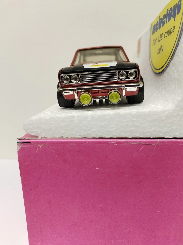 Mebetoys Fiat 128 Coupè Coupe Rally Art. 8576 1/25 Vintage Mattel No Hotwheels - Immagine 3 di 4