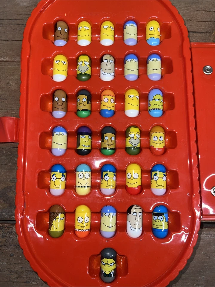 Mighty Beanz RARO Simpson Set De 61 Matt Groening 2004 Fox Moose - Homero, Lisa + Foto 2 de 4