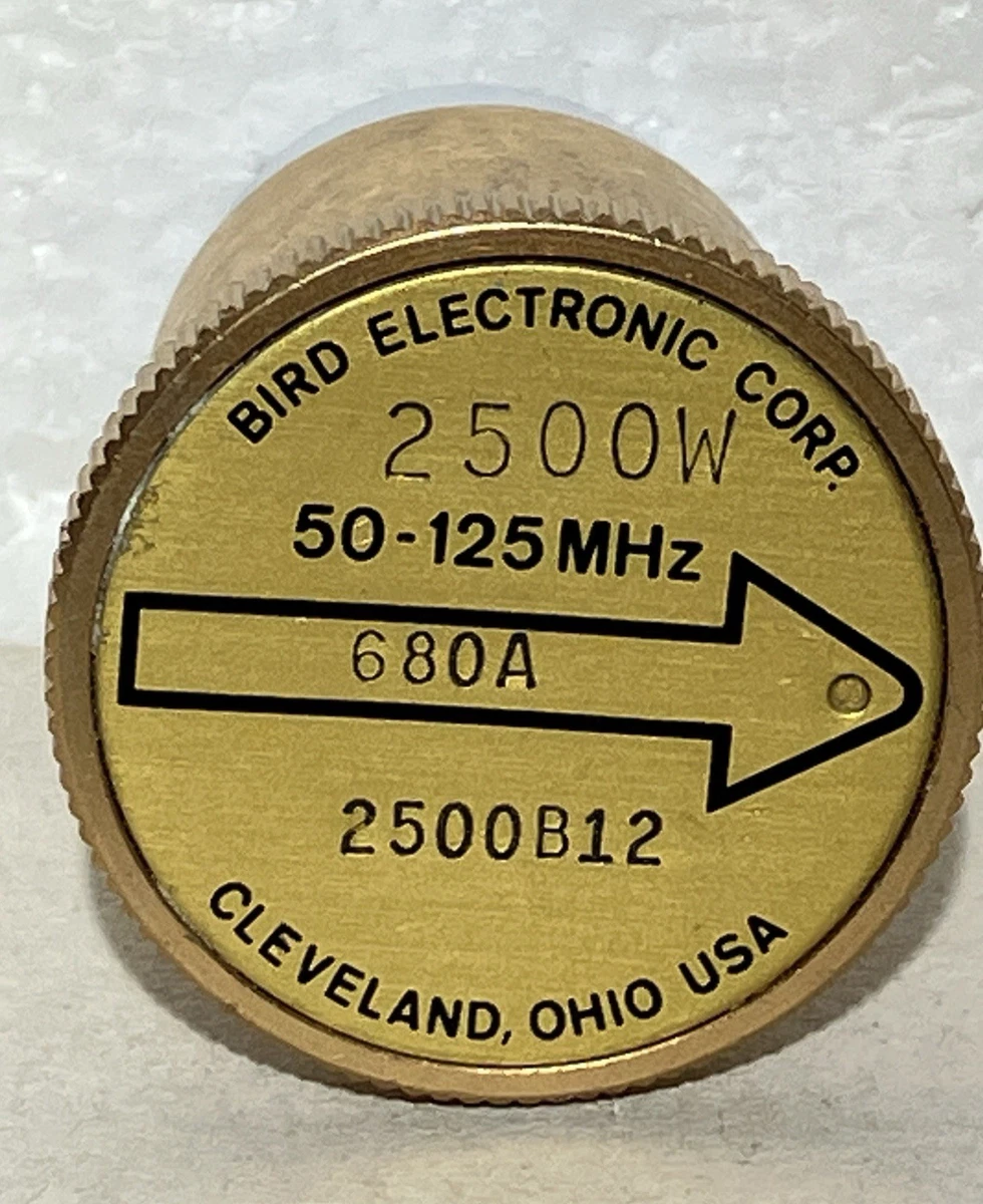 Bird 4715-000 1-5/8 Thruline Watt Meter Dual RF Line Section A B Side