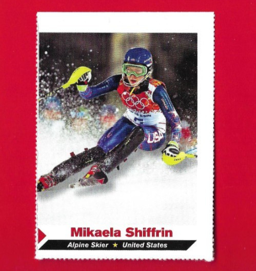 2014 SI Sports Kids MIKAELA SHIFFRIN Rookie Girls Skiing/Olympics Ski Slalom 317