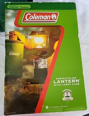 NEW Coleman Deluxe PerfectFlow Propane Lantern With Soft carry case