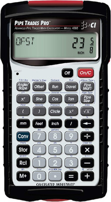 4095 Pipe Trades Pro Advanced Pipe Layout and Design Math Calculator Tool for Pi