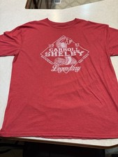 Carroll Shelby Legendary Cobra Logo T Shirt Men  s 2Xj.  30  x 24  